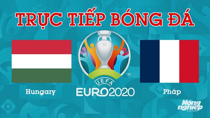 Trực tiếp bóng đá EURO 2020 giữa Hungary vs Pháp