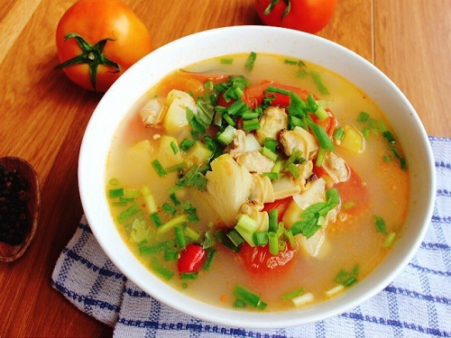 Món ngon mỗi ngày - Hướng dẫn chi tiết cách làm món Canh ngao nấu chua