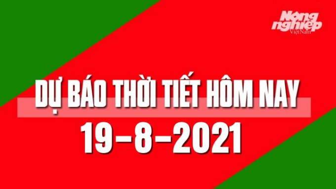 Dự báo thời tiết mới nhất hôm nay 19/8/2021