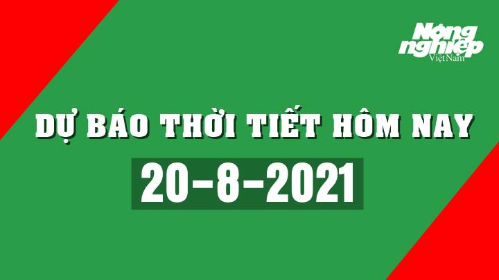 Dự báo thời tiết mới nhất hôm nay 20/8/2021