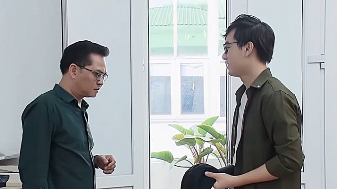 Ông Khang nghi Hòa là bạn trai của con gái ông. Ảnh chụp màn hình