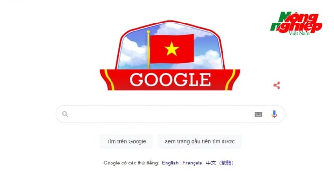 Google Doodles tôn vinh ngày Quốc khánh Việt Nam 2/9