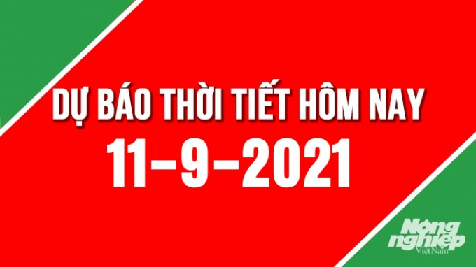 Dự báo thời tiết mới nhất hôm nay 11/9/2021