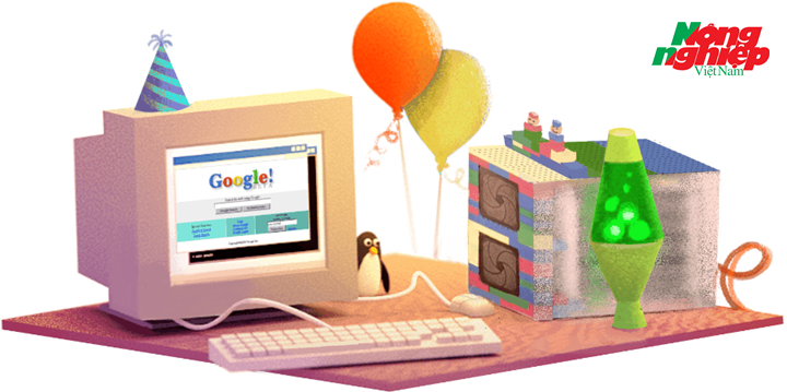 Đập kẹo mừng sinh nhật lần 15 của Google