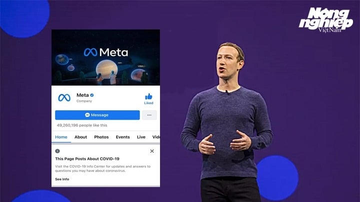 Công ty Facebook sẽ có tên mới là meta. Ảnh minh họa
