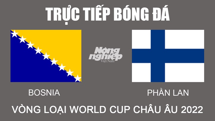 Trực tiếp bóng đá Vòng loại World Cup 2022 giữa Phần Lan vs Bosnia