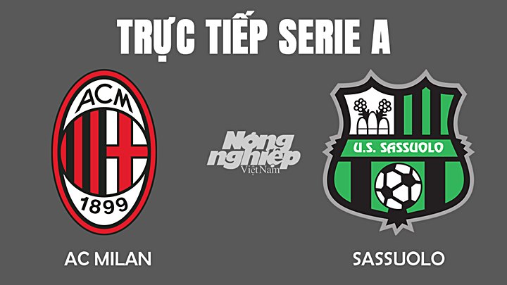 Trực tiếp bóng đá Serie A 2022 giữa AC Milan vs Sassuolo hôm nay 28/11/2021