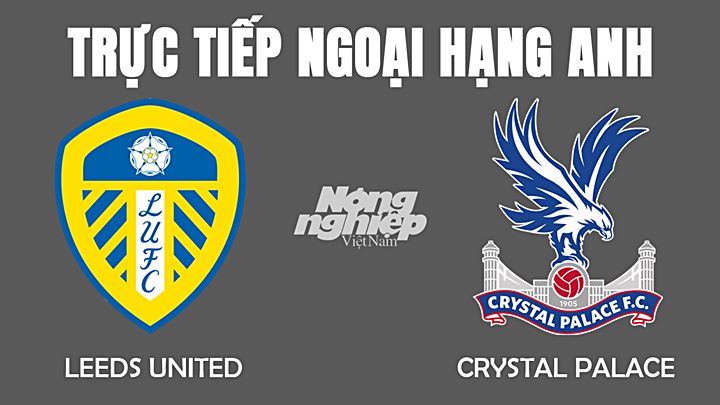 Trực tiếp bóng đá Ngoại hạng Anh giữa Leeds vs Crystal Palace hôm nay 1/12/2021