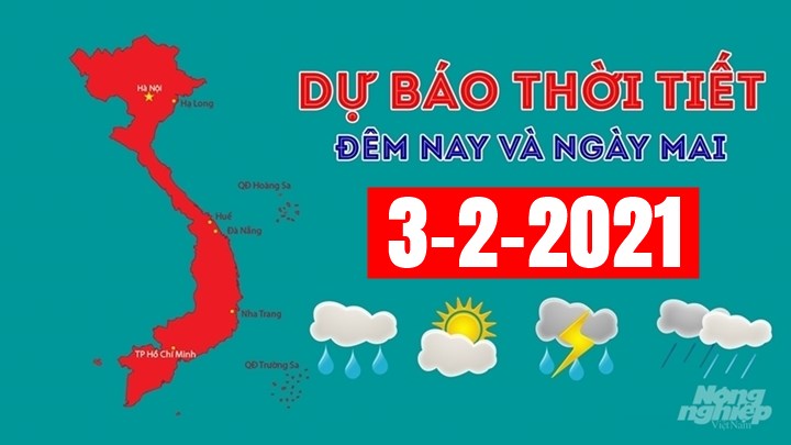 Dự báo thời tiết đêm nay 2/12 và ngày mai 3/12/2021