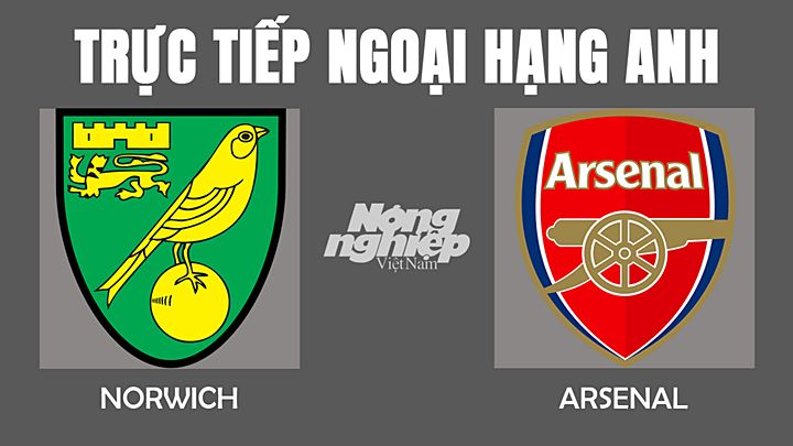 Trực tiếp bóng đá Ngoại hạng Anh giữa Norwich vs Arsenal hôm nay 26/12/2021