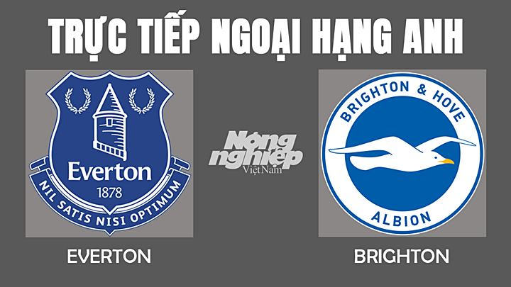 Trực tiếp bóng đá Ngoại hạng Anh giữa Everton vs Brighton hôm nay 2/1/2022
