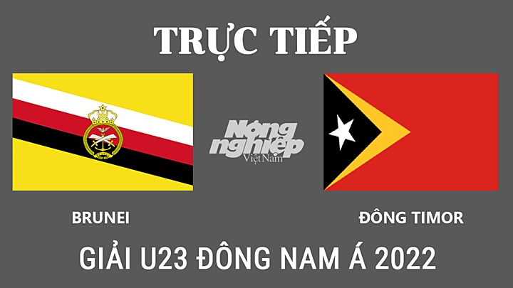 Trực tiếp bóng đá U23 Đông Nam Á 2022 giữa Brunei vs Đông Timor hôm nay 17/2/2022