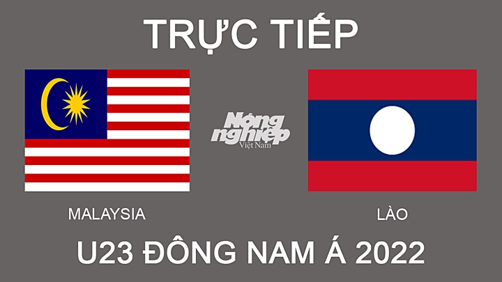 Trực tiếp bóng đá U23 Đông Nam Á 2022 giữa Malaysia vs Lào hôm nay 21/2/2022