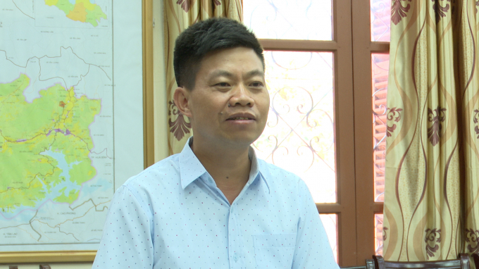 Ông Nguyễn Thanh Tuấn, Phó Chủ tịch UBND huyện Đà Bắc. Ảnh: Quang Dũng