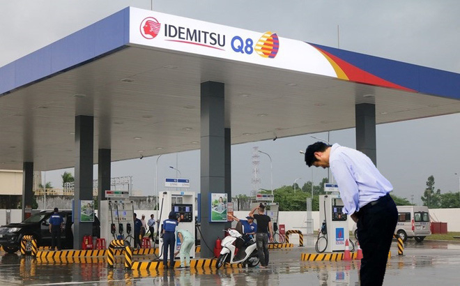 Cây xăng Nhật Bản Idemitsu Q8 (nhà đầu tư Nhật Bản) được thành lập ngày 5/10/2017, là trạm xăng đầu tiên có 100% vốn nước ngoài được mở tại Việt Nam. Ảnh: TL.