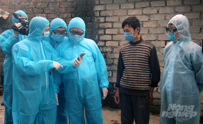 Dịch cúm gia cầm A/H5N6 bắt đầu xuất hiện từ ngày 3/2 tại trại chăn nuôi của ông Nguyễn Văn Ngọ, thôn Lai Thịnh, xã Tân Khang, huyện Nông Cống. Ảnh: Võ Dũng.