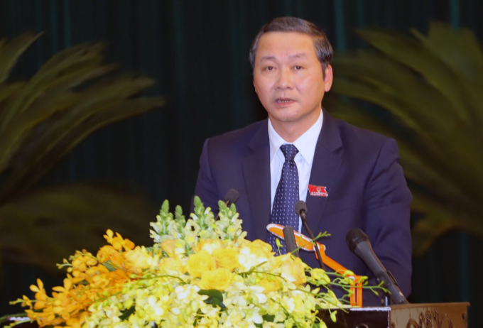 Ông Đỗ Minh Tuấn, Phó Bí thư Tỉnh ủy được bầu giữ chức Chủ tịch UBND tỉnh Thanh Hóa. Ảnh: QD.