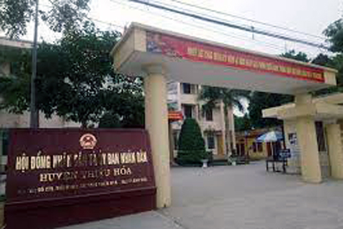 UBND huyện Thiệu Hóa, nơi xẩy ra nhiều sai phạm trong quản lý, sử dụng ngân sách và đầu tư xây dựng cơ bản. Ảnh: TT.