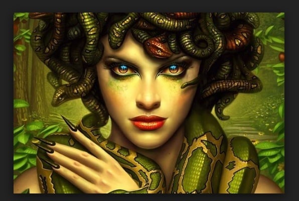 Hình xăm quái vật Medusa đáng sợ trong thần thoại Hy Lạp  Giải trí  Ink