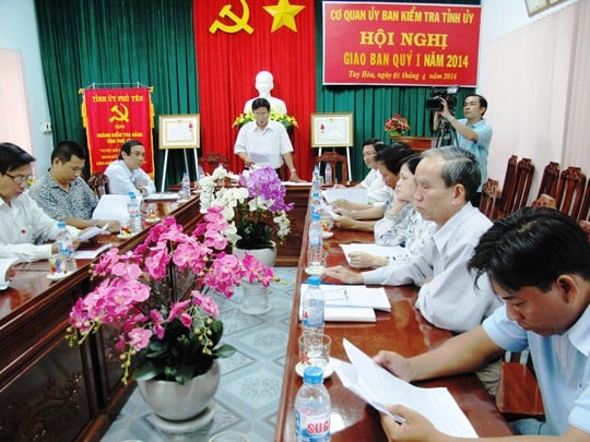 UBKT Tỉnh ủy Phú Yên công bố những sai phạm của ông Nguyễn Văn Tào, Phó Chánh án TAND tỉnh Phú Yên.