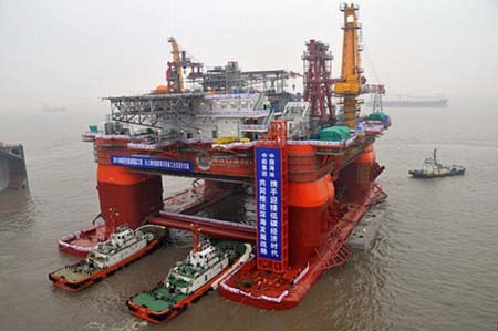 Giàn khoan Hải Dương -981 của Trung Quốc có chi phí đóng gần 1 tỷ USD