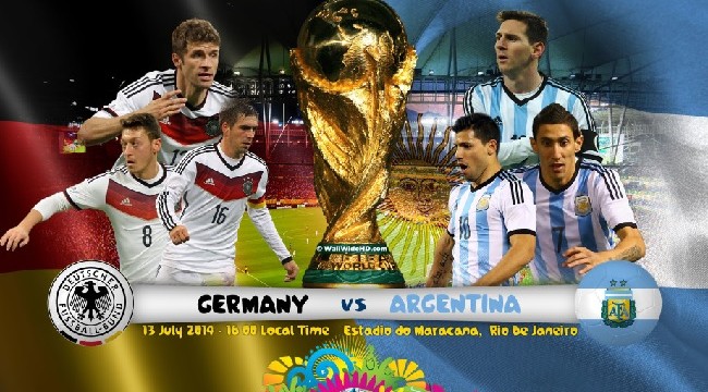 Đức và Argentina sẽ tạo ra một trận chung kết trong mơ tại Maracana