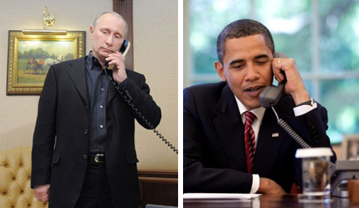Obama và Putin đã có cuộc điện đàm vào hôm qua 1/8.