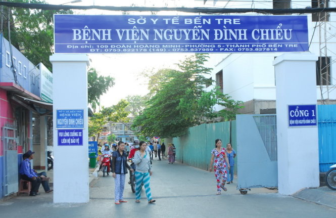 Bệnh viện Nguyễn Đình Chiểu nơi sản phụ Tường Vi tử vong (Ảnh: Hoài Thương)