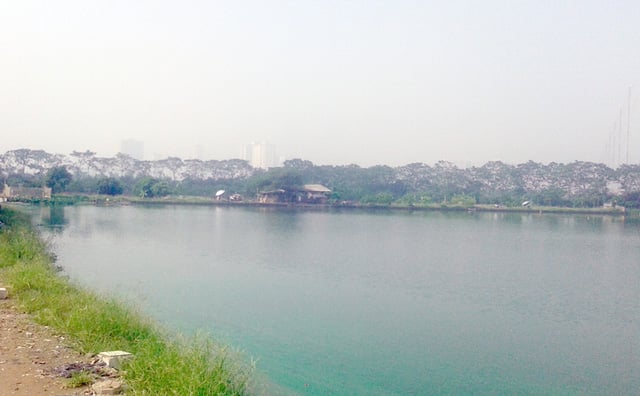 Khu vực được quy hoạch xây dựng nhà máy xử lý nước thải ở huyện Thanh Trì