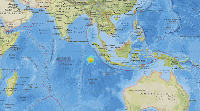 Indonesia, Úc cảnh báo sóng thần sau động đất mạnh 7,9 độ 