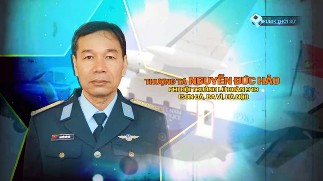   Thượng tá Nguyễn Đức Hảo - Phi đội trưởng Lữ đoàn 918 (Sơn Đà, Ba Vì, Hà Nội) (ảnh: QPVN)  