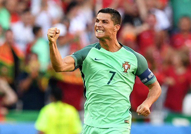 Ronaldo được xếp vào vị trí số 2 nhờ Bồ Đào Nha đụng đối thủ nhẹ ở tứ kết