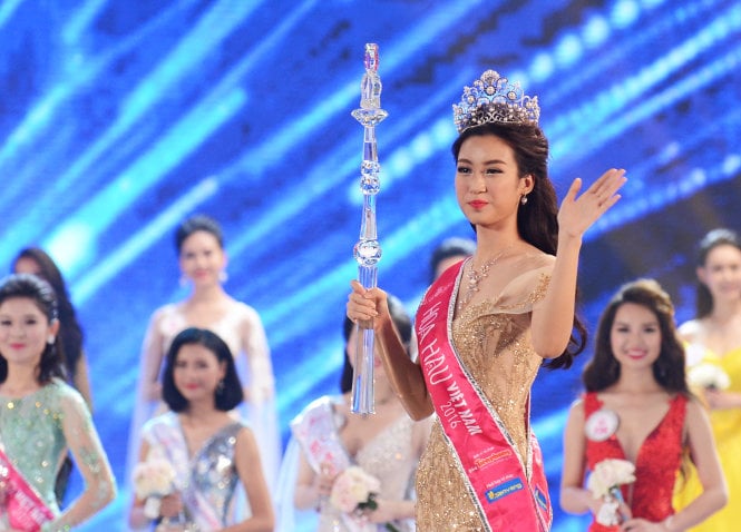 Cận cảnh nhan sắc Hoa hậu Việt Nam 2016 Đỗ Mỹ Linh 