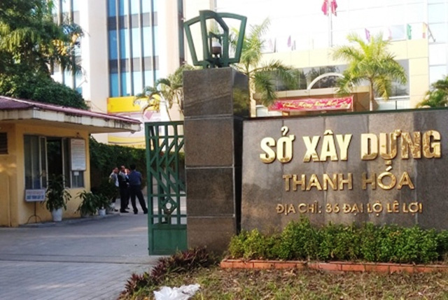 Trụ sở Sở Xây dựng tỉnh Thanh Hóa.