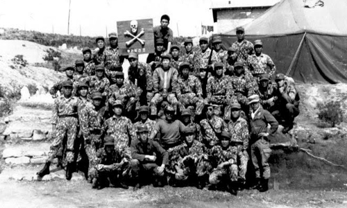 Đơn vị 684 tại trại huấn luyện trên đảo Silmido, Hàn Quốc. Ảnh WATM