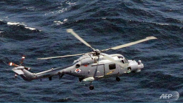   Một trực thăng Lynx của Hải quân Hàn Quốc. (Ảnh: AFP)  