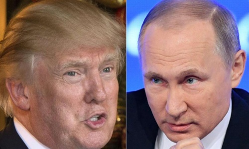 Tổng thống Trump và Tổng thống Putin. Ảnh: SCMP