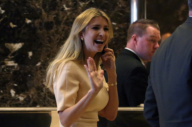   Con gái lớn Tổng thống Mỹ Donald Trump, Ivanka. (Ảnh: AFP)  