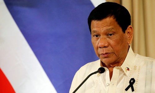 Tổng thống Philippines Rodrigo Duterte. Ảnh: Reuters.
