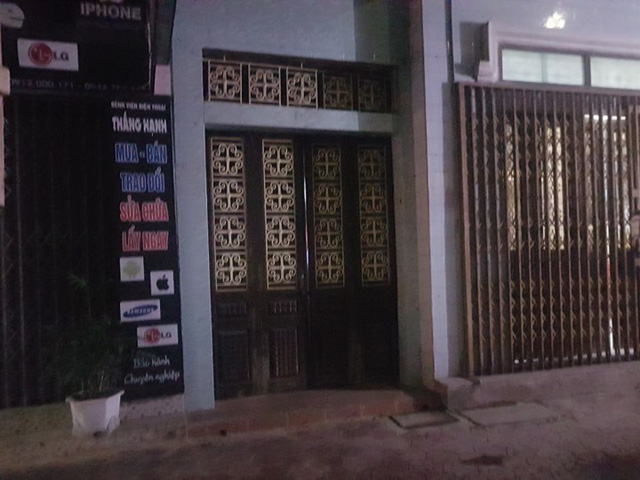  Một cửa vào căn nhà của ông Vĩnh ở mặt đường Hùng Vương, TP.Nam Định  