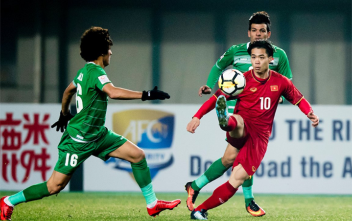 Việt Nam gieo sầu cho Iraq khi hai đội gặp nhau ở tứ kết U23 châu Á 2018. Ảnh: Anh Khoa.