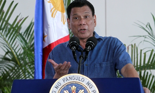 Tổng thống Philippines Rodrigo Duterte. Ảnh: reuters