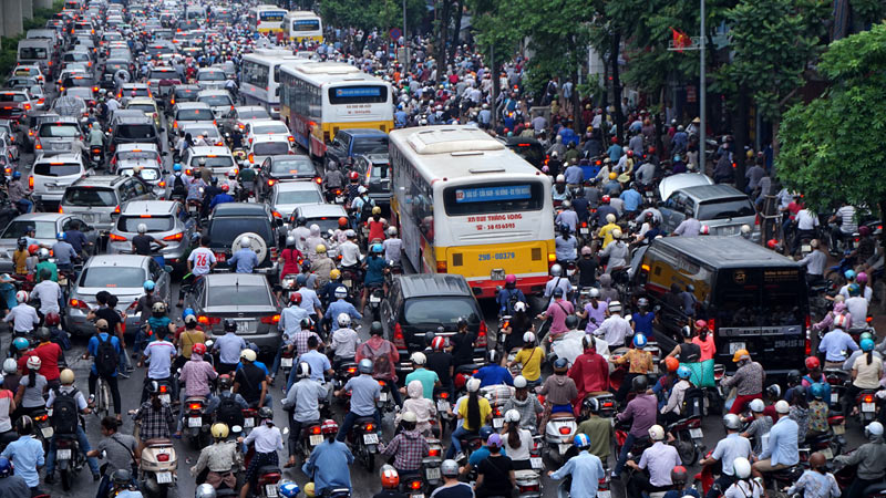 ùn tắc giao thông, tắc kéo dài, tắc đường Hà Nội, tắc đường Sài Gòn