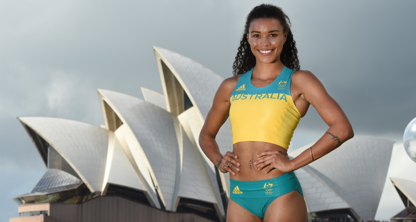 VĐV điền kinh Morgan Mitchell mang vẻ đẹp khỏe khoắn. Ở Olympic 2016, cô sẽ tranh tài ở nội dung chạy 400 mét nữ.