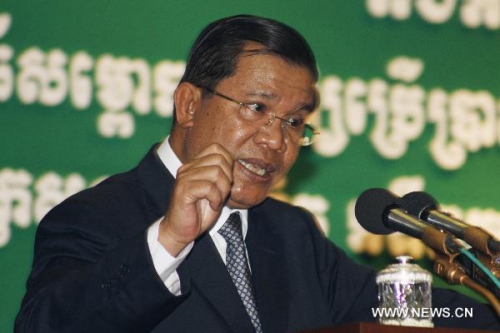 Thủ tướng Campuchia Hun Sen. Ảnh: Xinhua