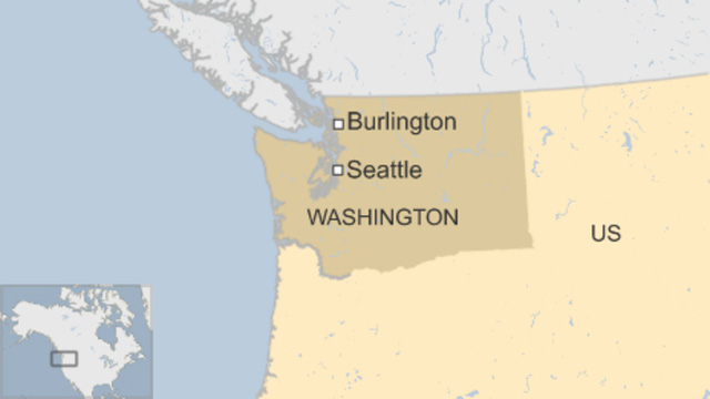 Thành phố Burlington thuộc bang Washington của Mỹ (Ảnh: BBC)