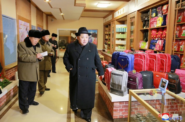 Theo KCNA, nhà lãnh đạo Kim Jong-un cũng tới thăm một loạt cơ sở ở vùng Samjiyon gần núi Paektu thuộc tỉnh Ryanggang. (Ảnh: Reuters)