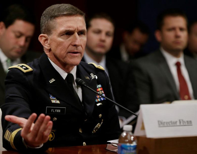 Cố vấn an ninh quốc gia Mỹ Michael Flynn. (Ảnh: Reuters)