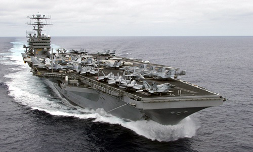 Tàu sân bay USS Carl Vinson. Ảnh: Wikimedia Commons.