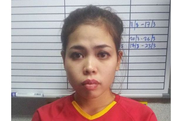 Nữ nghi phạm mang hộ chiếu Indonesia Siti Aisyah. (Ảnh: Star)